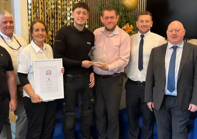 Hayden Receiving Award 2